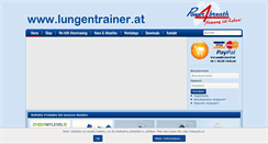 Desktop Screenshot of lungentrainer.at