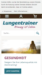 Mobile Screenshot of lungentrainer.de